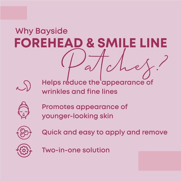BAYSIDE Forehead Wrinkle Patches and Smile Line Patches Set - Picture 2 of 4